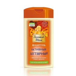 Шампунь Золотой шелк активный дегтярный 90 мл