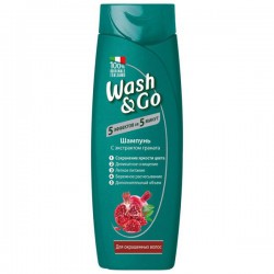 Шампунь Wash&Go с экстрактом граната для окрашенных волос 200 мл