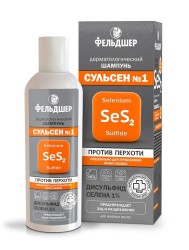 Шампунь Фельдшер Сульсен №1 дерматологический для жирных волос против перхоти 180 мл