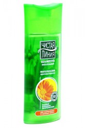 Шампунь Чистая линия Питательный шалфей календула тысячелистник для нормальных и жирных волос 250 мл