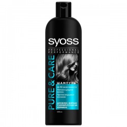 Шампунь Syoss Пьюр кеа для волос жирных у корней и сухих на кончиках 500 мл