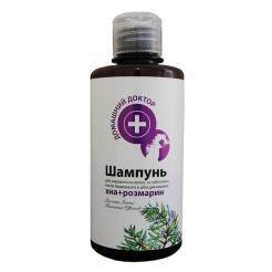 Шампунь Домашний доктор Хна+розмарин д/окрашенных волос, ослабленных после перманента и обесцвечивания 300 мл