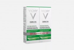 Шампунь Vichy Деркос Дуопак против перхоти для жирной кожи 2 шт. 200 мл