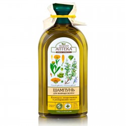 Шампунь Зеленая аптека Календула и розмариновое масло для жирных волос 350 мл