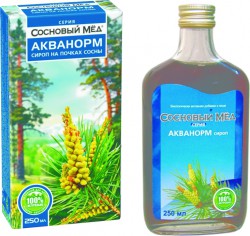 Сироп Сосновый мед акванорм 250 мл