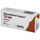 Амлодипин Сандоз, табл. 10 мг №30