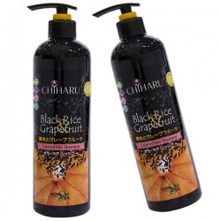 Шампунь Chiharu Черный рис Грейпфрут для окрашенных волос 500 мл